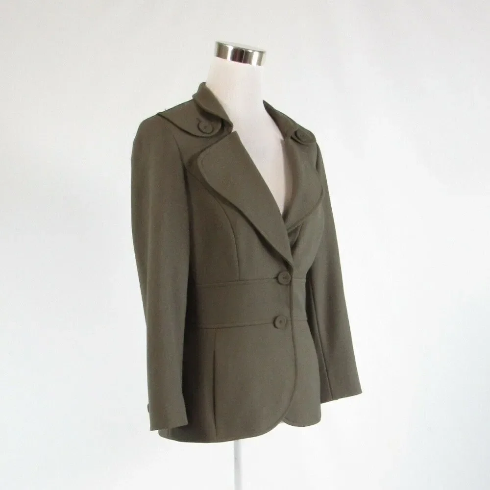 Cool brown ETCETERA  long sleeve jacket 2 NWOT - Picture 3 of 8